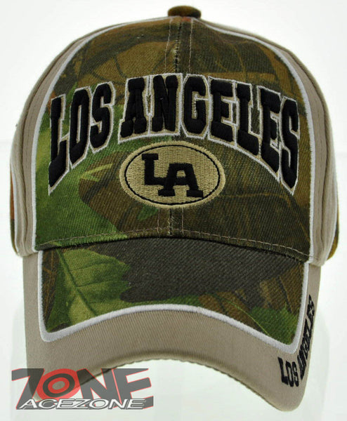 NEW! LA LOS ANGELES CITY LA TWO TONE CAP HAT CAMO