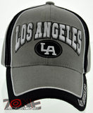 NEW! LA LOS ANGELES CITY LA TWO TONE CAP HAT GRAY