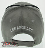 NEW! LA LOS ANGELES CITY LA TWO TONE CAP HAT GRAY