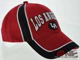 NEW! LA LOS ANGELES CITY LA TWO TONE CAP HAT RED