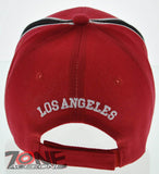 NEW! LA LOS ANGELES CITY LA TWO TONE CAP HAT RED
