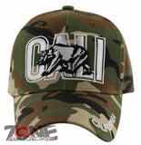 NEW! CALIFORNIA CALI BEAR BALL CAP HAT CAMO