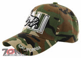 NEW! CALIFORNIA CALI BEAR BALL CAP HAT CAMO