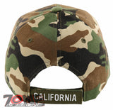 NEW! CALIFORNIA CALI BEAR BALL CAP HAT CAMO
