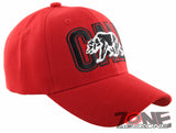 NEW! CALIFORNIA CALI BEAR BALL CAP HAT RED