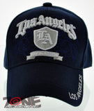 NEW! LA LOS ANGELES CITY LA CALIFORNIA SD CAP HAT NAVY