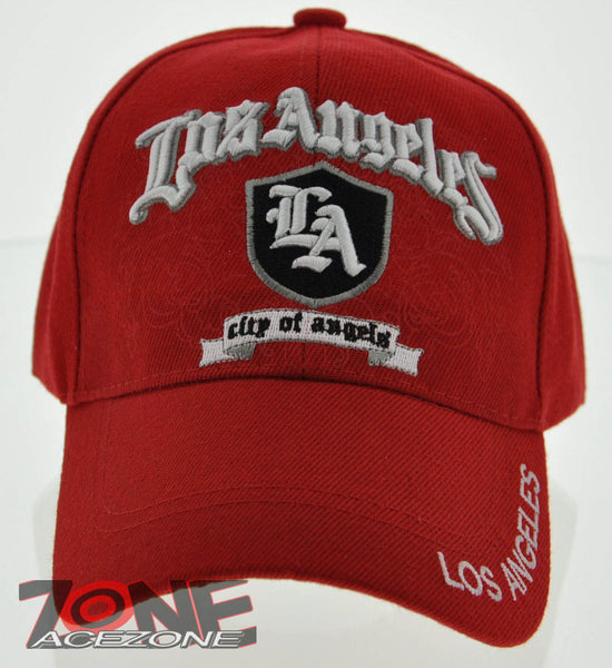 NEW! LA LOS ANGELES CITY LA CALIFORNIA SD CAP HAT RED