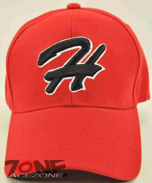 NEW! HOUSTON TEXAS H CAP HAT RED