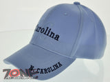 NEW NORTH CAROLINA NC STATE BALL CAP HAT SKY BLUE