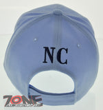 NEW NORTH CAROLINA NC STATE BALL CAP HAT SKY BLUE