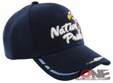 NEW! NATIVE PRIDE INDIAN AMERICAN EAGLE SIDE FEATHERS CAP HAT NAVY