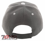 NEW! NATIVE PRIDE INDIAN AMERICAN FEATHERS BEAR CAP HAT GRAY