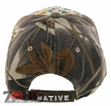 NEW! NATIVE PRIDE INDIAN AMERICAN EAGLE DESIGN CAP HAT CAMO