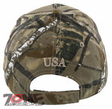NEW! BIG USA FLAG BALL CAP HAT CAMO