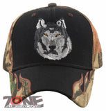 NEW! NATIVE PRIDE WOLF SIDE FLAME CAP HAT BLACK