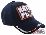 NEW! BIG NATIVE PRIDE EAGLE FEATHERS CAP HAT NAVY