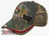 NATIVE PRIDE MEDICINE WHEEL HOOP FEATHER CAP HAT CAMO
