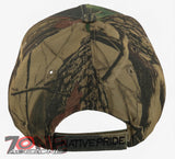 NATIVE PRIDE MEDICINE WHEEL HOOP FEATHER CAP HAT CAMO