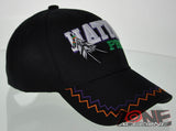 NEW! NATIVE PRIDE FEATHERS CAP HAT BLACK