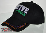 NEW! NATIVE PRIDE FEATHERS CAP HAT BLACK