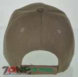 NEW! NATIVE PRIDE FEATHERS CAP HAT TAN