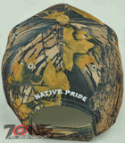 NEW! NATIVE PRIDE EAGLE FEATHERS CAP HAT CAMO