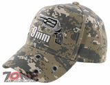 NEW! 9MM PISTOL GUN SIDE BASEBALL CAP HAT ACU CAMO