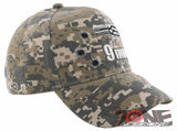 NEW! 9MM PISTOL GUN SIDE BASEBALL CAP HAT ACU CAMO