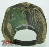 NEW! NATIVE PRIDE EAGLE FEATHERS CAP HAT N1 CAMO