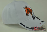 NEW! NATIVE PRIDE HORSE FEATHERS CAP HAT WHITE