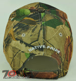 NEW! NATIVE PRIDE PEACE PIPES CAP HAT CAMO