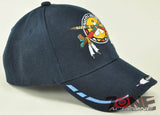 NEW! NATIVE PRIDE PEACE PIPES CAP HAT NAVY