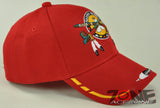NEW! NATIVE PRIDE PEACE PIPES CAP HAT RED