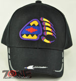NEW! NATIVE PRIDE BEAR CLAW FEATHERS CAP HAT BLACK