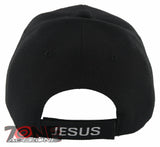NEW! JESUS IS MY BOSS CHRISTIAN BALL CAP HAT BLACK