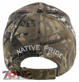 NEW! NATIVE PRIDE HONOR CHIEF SKULL HEAD CAP HAT CAMO