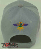 NEW! NATIVE THUNDER BIRD CAP HAT GRAY