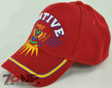 NEW! NATIVE THUNDER BIRD CAP HAT RED