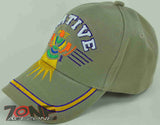 NEW! NATIVE THUNDER BIRD CAP HAT TAN