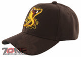 NEW! BIG COBRA SHADOW BALL CAP HAT BROWN