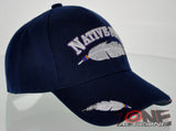 NEW! NATIVE PRIDE INDIAN MIDDLE BIG FEATHER CAP HAT NAVY