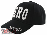 NEW! HERO BASEBALL CAP HAT BLACK