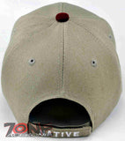NEW! NATIVE PRIDE EAGLE FEATHER CAP HAT TAN