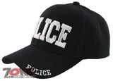 NEW! POLICE PD BIG LETTER CAP HAT BLACK