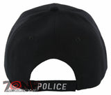 NEW! POLICE PD BIG LETTER CAP HAT BLACK
