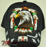 WHOLESALE NEW! NATIVE PRIDE EAGLE N1 CAP HAT BLACK