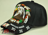 WHOLESALE NEW! NATIVE PRIDE EAGLE N1 CAP HAT BLACK
