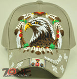 WHOLESALE NEW! NATIVE PRIDE EAGLE N1 CAP HAT TAN