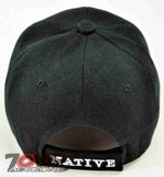 NATIVE PRIDE BEAR DREAM CATCHER FEATHER CAP HAT BLACK
