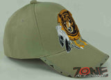 NATIVE PRIDE BEAR DREAM CATCHER FEATHER CAP HAT TAN